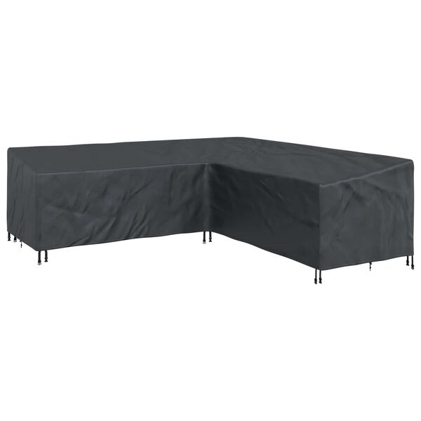 vidaXL Furniture Cover Black 270 x 270 x 80 cm 600D Oxford Fbric
