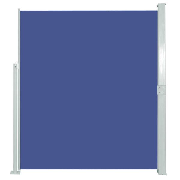 vidaXL Patio Retractable Side Awning 170x300 cm Blue