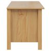vidaXL Storage Box Honey Brown 90 x 40 x 45 cm Solid Pine Wood