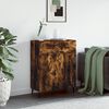 vidaXL Sideboard Smoked Oak 69.5x34x90 cm Engineered Wood