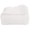 vidaXL Throw Blanket White 150 x 200 cm Fleece