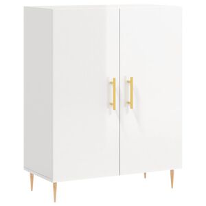 vidaXL Sideboard High Gloss White 69.5x34x90 cm Engineered Wood