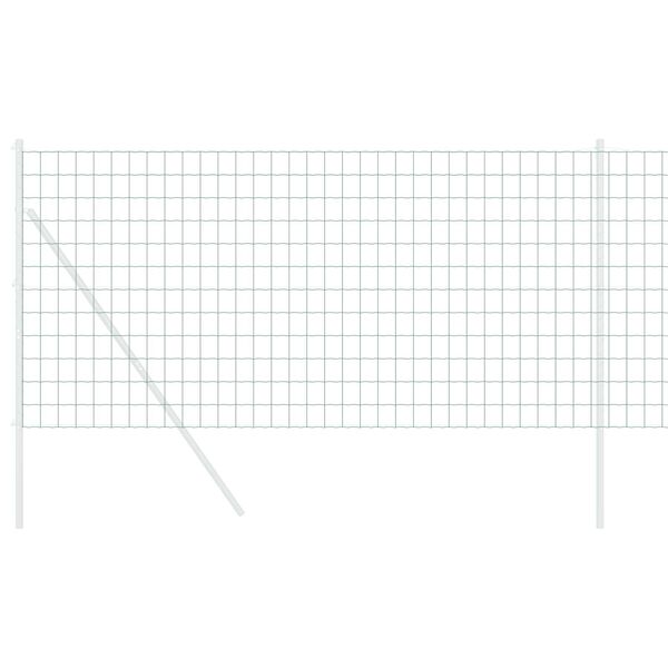 vidaXL Euro Fence Green 1.2 x 25 m PVC-coated iron