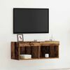 vidaXL TV Cabinet Set Old wood 80 x 30 x 30 cm Engineered Wood