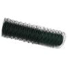 vidaXL Hexagon Fence Green 0.8 x 100 m PVC