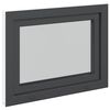 vidaXL Basement Window "RISOR" 90x70 cm Tilt&Turn DIN Left Anthracite