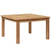 vidaXL Coffee Table Brown 60 x 60 x 36 cm Solid Teak Wood