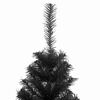 vidaXL Christmas Tree with 150 LEDs with Stand Black 150 cm PVC