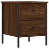 vidaXL Bedside Cabinets 2 pcs Brown Oak 40x42x50 cm Engineered Wood