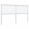 vidaXL Metal Replace Headboard White 160 cm