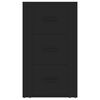 vidaXL Sideboard Black 40x33x70 cm Engineered Wood