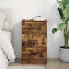 vidaXL Bedside Cabinet Smoked oak 38 x 38 x 66 cm Engineered wood