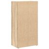 vidaXL Bookcase Sonoma Oak 40x24x77 cm Engineered Wood