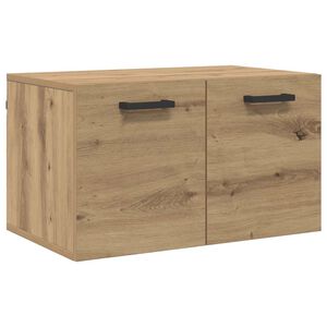 vidaXL Wall-Mounted Cabinet Wall-mounted Artisan Oak 60 x 36.5 x 35 cm