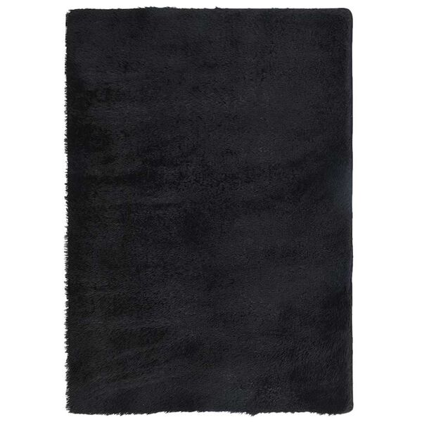 vidaXL Shaggy Rug High Pile NAVARRA Black 240x340 cm Polyester
