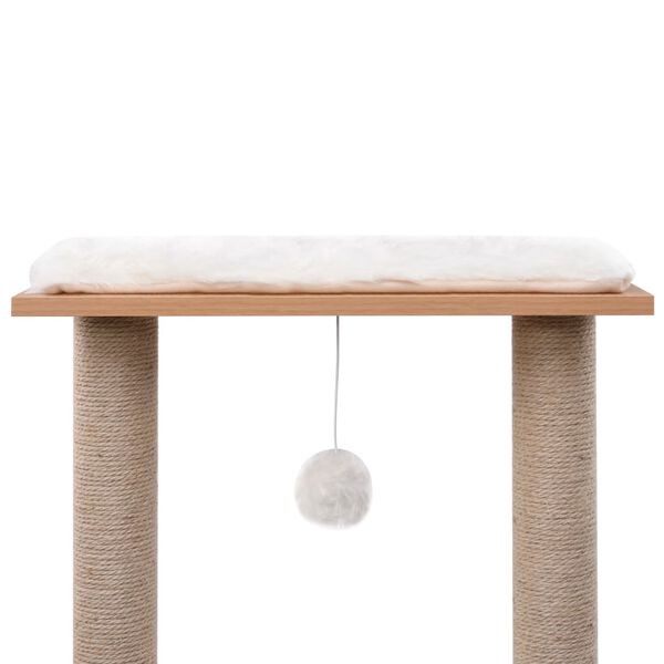 vidaXL Cat Tree with Sisal Scratching Mat 129 cm