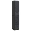 vidaXL Cabinet Set 2 pcs 33 x 34.5 x 87 cm Engineered Wood Black