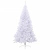 vidaXL Artificial Half Christmas Tree with Stand White 210 cm PVC
