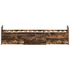 vidaXL Bed Frame without Mattress Smoked Oak 90x200 cm