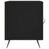 vidaXL Bedside Cabinet Black 40x40x50 cm Engineered Wood