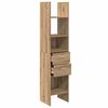 vidaXL Book Cabinet Artisan oak 40 x 35 x 180 cm Engineered wood