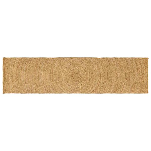 vidaXL Area Rugs Rectangular Brown 60 x 400 cm Jute