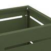 vidaXL Umbrella Stand Olive 15.5 x 15.5 x 49 cm Metal