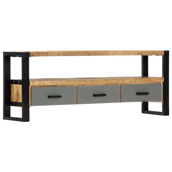 vidaXL TV Cabinet 130x30x50 cm Solid Mango Wood