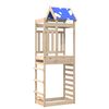 vidaXL Play Tower Brown 85 x 52.5 x 239 cm Solid Pine Wood