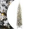 vidaXL Artificial Christmas Tree with 300 LEDs with Stand Green 210 cm