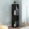 vidaXL Rotating Cabinet Black 34.5x34.5x75.5 cm Engineered Wood