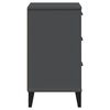 vidaXL Bedside Cabinet VIKEN Anthracite Grey Engineered Wood