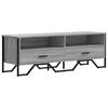 vidaXL TV Cabinet Grey Sonoma 122x34x41 cm Engineered Wood