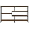 vidaXL Console Table Brown Oak 160x32x95 cm Engineered Wood
