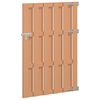 vidaXL Garden Gate 100 x 150 cm WPC and Aluminium Brown