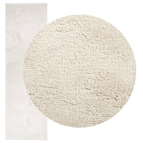 vidaXL Rug OVIEDO Short Pile Beige 80x250 cm