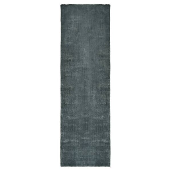 vidaXL Carpet Runner Washable Foldable Grey 80x300 cm Polyester