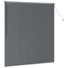 vidaXL Window Blind with Curtains Manual Dark grey Aluminium