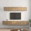 vidaXL TV Cabinet Set Wall-mounted 5 pcs Artisan Oak Engineered Wood