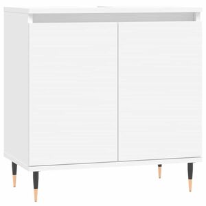 vidaXL Bathroom Cabinet White 58x33x60 cm Engineered Wood