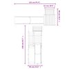 vidaXL Outdoor Playset Impregnated Wood Pine