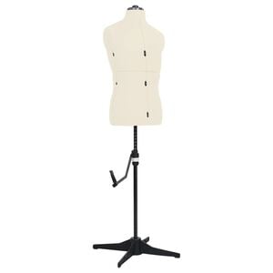 vidaXL Dress Form | Cream and Black | Polyester, ABS | Size 37-45