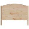 vidaXL Bed Frame without Mattress 90x200 cm Solid Wood Pine