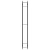 vidaXL Firewood Rack Matt Black 110x28x214 cm Steel