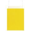vidaXL Paper Bags 250 pcs with Handles Yellow 32x22x28 cm