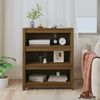 vidaXL Book Cabinet Honey Brown 80x35x97 cm Solid Wood Pine