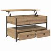 vidaXL Coffee Table Artisan Oak 85 x 50 x 50 cm Engineered Wood