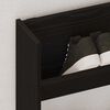 vidaXL Shoe Cabinet Black Oak 82 x 18 x 60 cm Engineered Wood