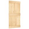 vidaXL Sliding Door with Hardware Set 100x210 cm Solid Wood Pine
