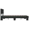 vidaXL Bed Frame without Mattress Black 120x190 cm Small Double